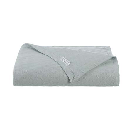 Monarch Brands Aston & Arden Tencel Throw Blanket - Light Grey P-THROW-TNC-LG